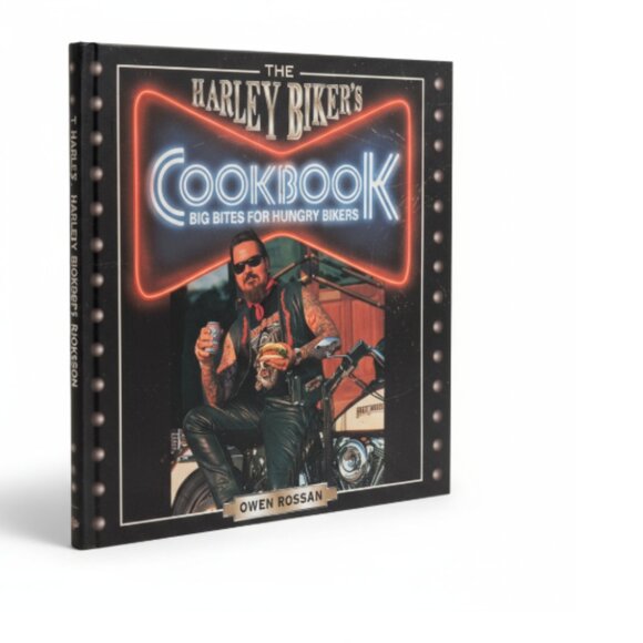 The Harley Biker's Cookbook Big Bites for Hungry Bikers Gift Idea Motorcycle BBQ - Picture 8 of 8